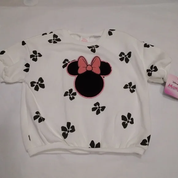 NWT Minnie Mouse Shirt Skirt Set 4T - Picture 2 of 7